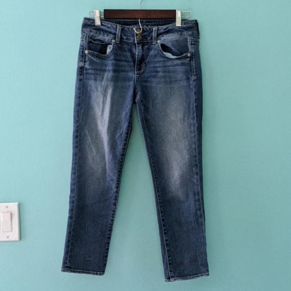 American Eagle Artist Crop Jeans sz 4